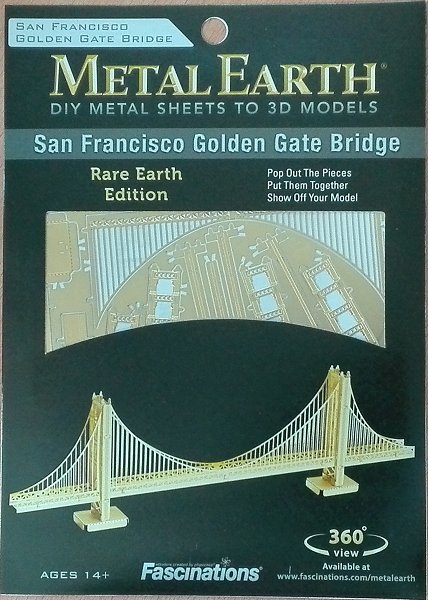 Metal Earth, model do składania Most Golden Gate Bridge - Metal Earth ...