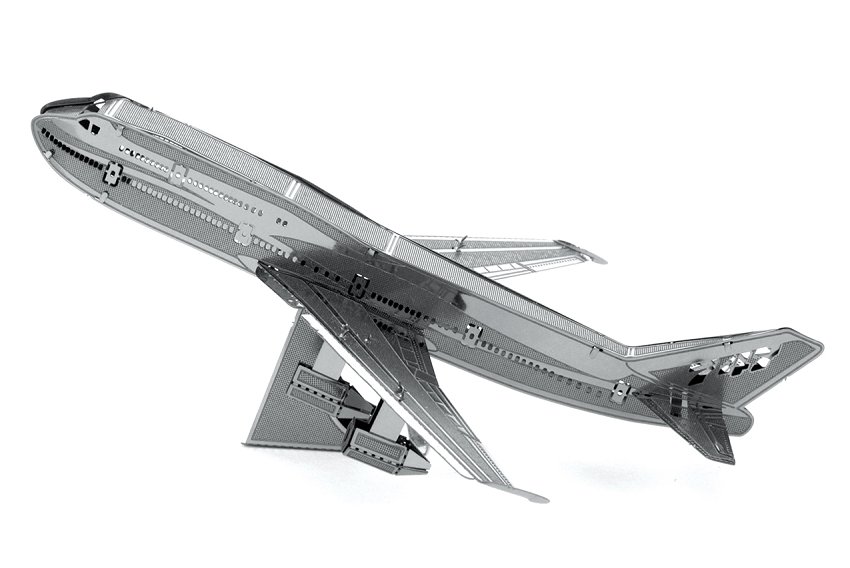 Metal Earth, model do składania Samolot Boeing 747 Commercial Jet