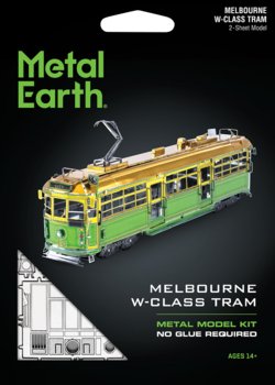 Metal Earth, Tramwaj W Class Melbourne, Model do składania Metalowy. - Fascinations