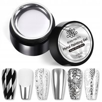 Metal Painting Gel - SUPER SHINE - Lustrzana farbka do zdobienia paznokci BORN PRETTY