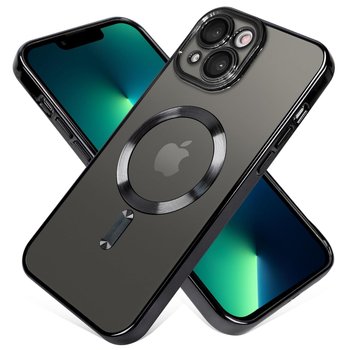 Metaliczne Etui Magsafe Do Iphone 14 Plus Z Ochroną Obiektywu - Czarny - Bowi