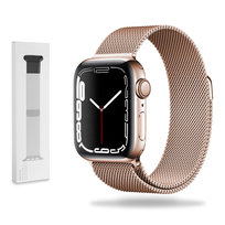 Metalowa Bransoletka Opaska Apple Watch ( 38 / 40 / 41 MM ) różowe złoto