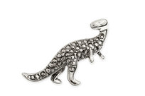 Metalowa Broszka Radosny Dinozaur Mała