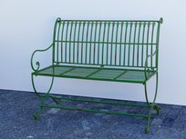 Metalowa -PATYNOWA - ŁAWKA do ogrodu !