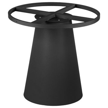 Metalowa podstawa stołu/stolika SH-6671-2, kolor czarny, element górny fi 75 cm - do hotelu, restauracji ,sali bankietowej - Stema