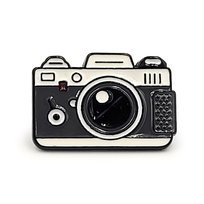 Metalowa Przypinka Aparat Fotograficzny Inna marka