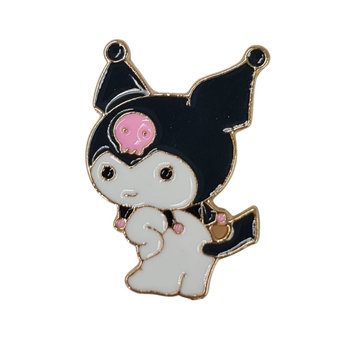 Metalowa Przypinka Wypinająca Się Kuromi Pin Hello Kitty Anime - Inna marka