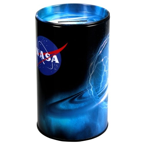 Фото - Скарбнички Starpak Metalowa Skarbonka 8x9cm NASA Kosmos 