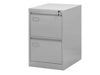 Metalowa szafka aktowa z 2 szufladami na dokumenty, akta, do biura, sekretariatu