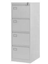 Metalowa szafka z 4 szufladami na dokumenty do sekretariatu, archiwum, biura