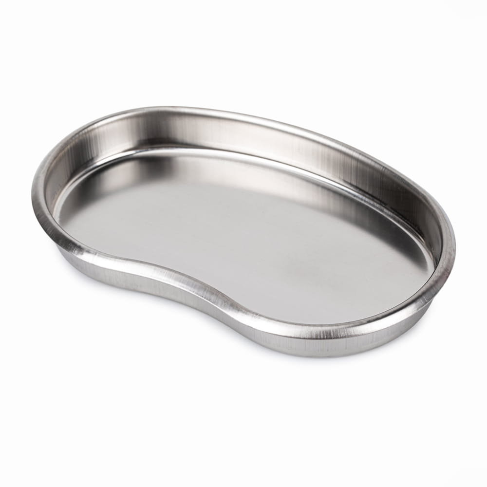 Empik Metalowa tacka na narzędzia srebrna