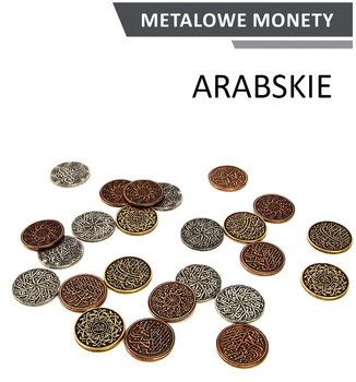 Metalowe Monety - Arabskie (zestaw 24 monet) - DRAWLAB ENTERTAINMENT