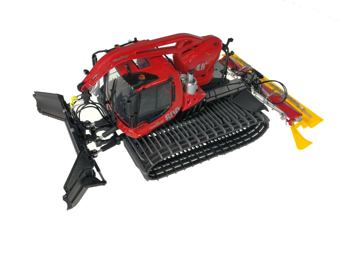Metalowy Model Ratrak Pistenbully 600 W Z Wciągarką