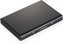 Metalowy portfel na karty, ultracienki metalowy portfel ze stali nierdzewnej, blokujący RFID, portfel na karty kredytowe dla mężczyzn i kobiet