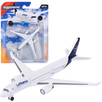 Metalowy Samolot Pasażerski Airbus A350-900 Lufthansa Biały pojazd Lotniczy 10 cm