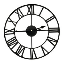 Metalowy Zegar Ścienny 40 Cm Vintage Loft Handloteka