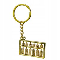 Metalowy złoty brelok dla najlepszej księgowej dla najlepszego matematyka