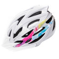 Meteor, Kask rowerowy, Shimmer, biały, rozmiar L&nbsp;-&nbsp;Meteor
