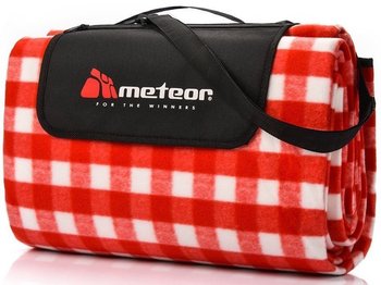 Meteor, Koc piknikowy, czerwony, 200x200 cm - Meteor