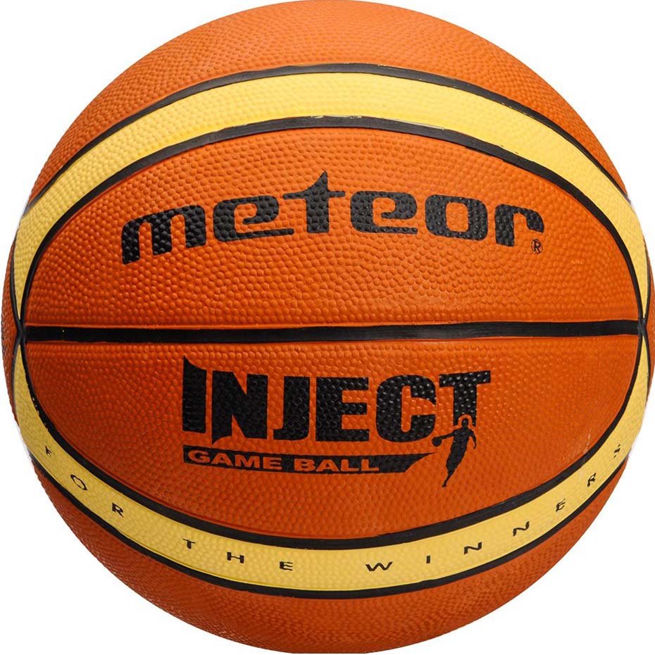 Фото - Баскетбольний м'яч Meteor , Piłka koszykowa Inject 14 paneli 6 brązowy/beżowy 