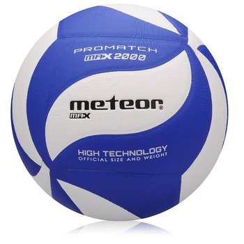 Meteor, Piłka siatkowa MAX 2000, niebiesko-biała, rozmiar 5 - Meteor