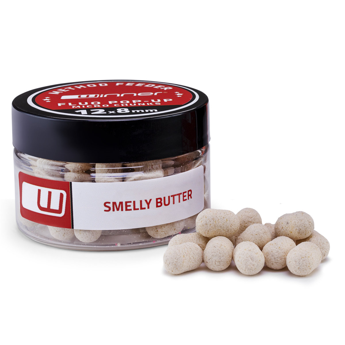 Tandem Baits Method Feeder Pop-Up Micro Chunks: Esche Galleggianti Per Carpe, Aroma Vaniglia, 20g, Colore Fluo Ad Alta Visibilità
