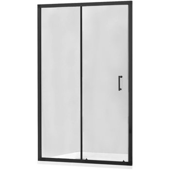 Mexen Apia drzwi prysznicowe rozsuwane 95 cm, transparent, czarne - 845-095-000-70-00 - Mexen