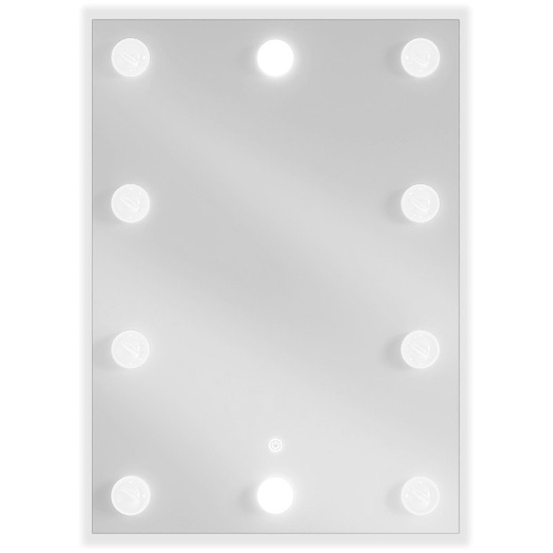 Фото - Дзеркало настінне Mexen Dona lustro łazienkowe podświetlane 50 x 70 cm, LED 6000K, antypara 