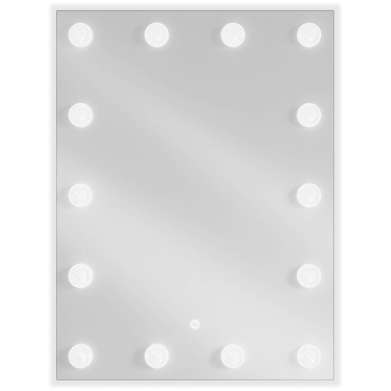 Zdjęcia - Lustro ścienne Mexen Dona lustro łazienkowe podświetlane 60 x 80 cm, LED 6000K, antypara 