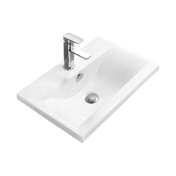 Mexen Emma umywalka wpuszczana w blat 51 x 39 cm biała - 25055100 - Mexen