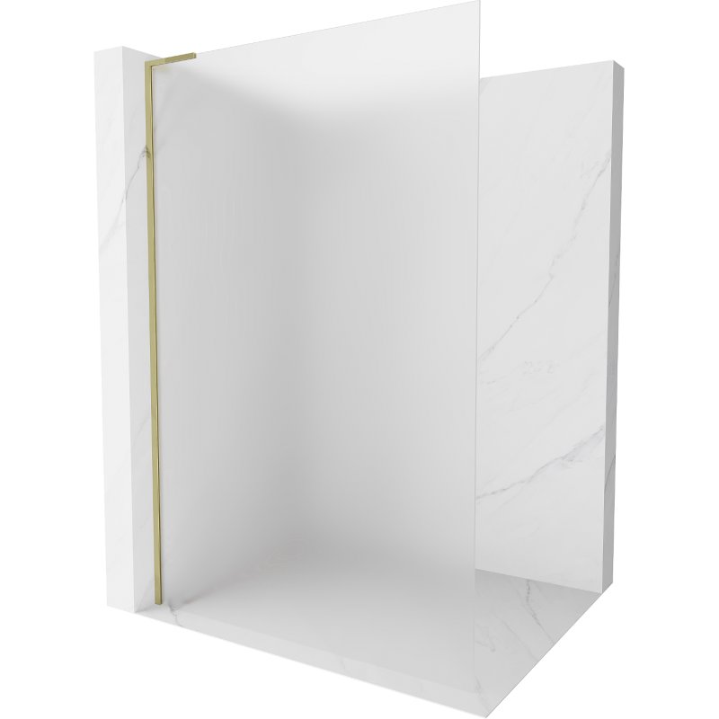 Mexen Kioto L ścianka prysznicowa Walk-in 120 x 200 cm, szron, złota - 800-120-103-50-30