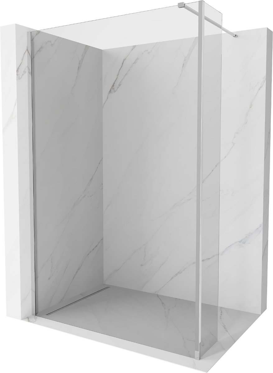 Mexen Kioto ścianka prysznicowa Walk-in 90 x 30 cm, transparent, chrom - 800-090-212-01-00-030