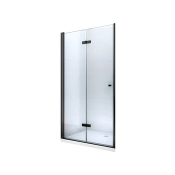 Mexen Lima drzwi prysznicowe składane 70 cm, transparent, czarne - 856-070-000-70-00 - Mexen