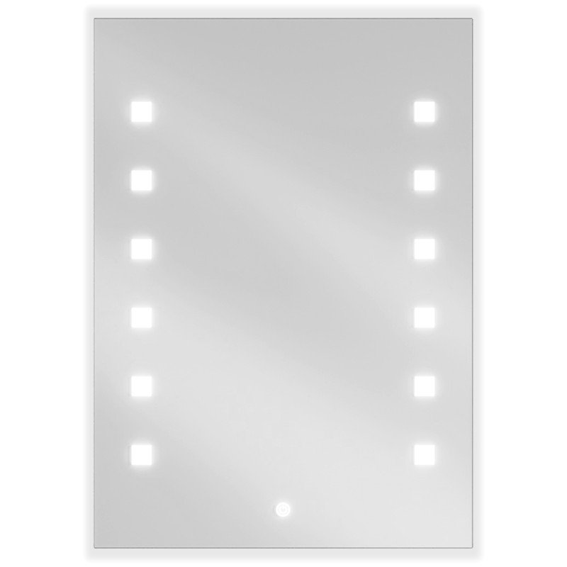 Фото - Дзеркало настінне Mexen Ner lustro łazienkowe podświetlane 50 x 70 cm, LED 6000K, antypara 