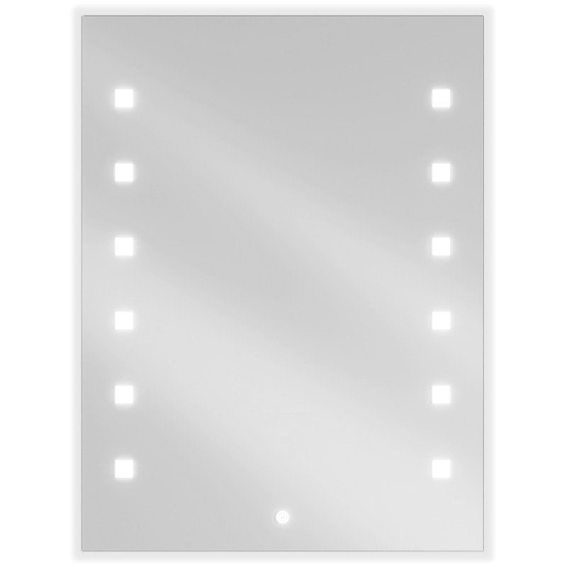 Фото - Дзеркало настінне Mexen Ner lustro łazienkowe podświetlane 60 x 80 cm, LED 6000K, antypara 