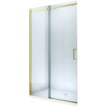 Mexen Omega drzwi prysznicowe rozsuwane 110 cm, transparent, złote - 825-110-000-50-00 - Mexen