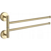 Mexen podwójny obrotowy wieszak na ręcznik złoty - 7039242-50