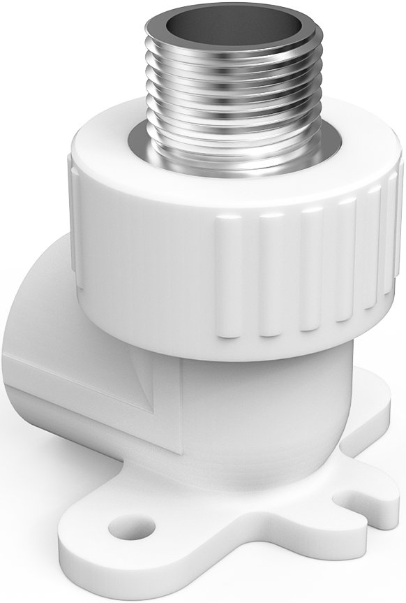 Mexen PPR kolano z wieszakiem zgrzewane do rur PPR 25 x 3/4 GZ - W97341 ...