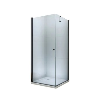 Mexen Pretoria kabina prysznicowa uchylna 70 x 80 cm, transparent, czarny - 852-070-080-70-00 - Mexen