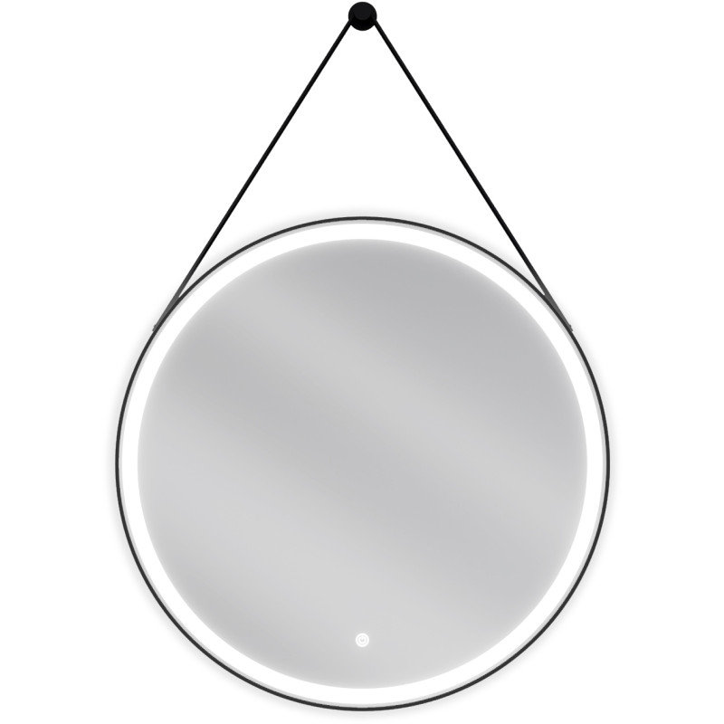 Фото - Дзеркало настінне Mexen Reni lustro łazienkowe podświetlane, okrągłe 70 cm, LED 6000K, antyp 