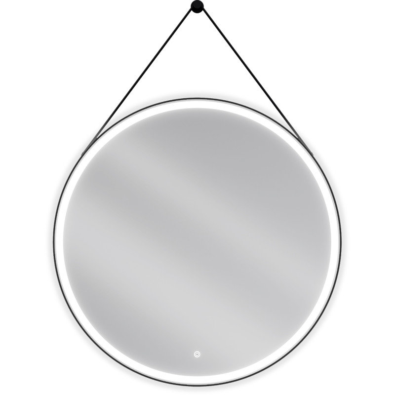 Zdjęcia - Lustro ścienne Mexen Reni lustro łazienkowe podświetlane, okrągłe 90 cm, LED 6000K, antyp 