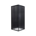 Mexen Rio kabina prysznicowa kwadratowa 80 x 80 cm, transparent, czarna - 860-080-080-70-00 - Mexen
