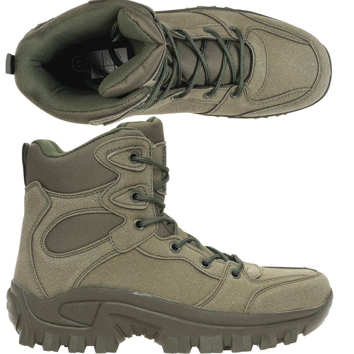 Bottes Militaires MFH Commando Coyote Tan - Homme - Trekking, Randonnée, Montagne - Neuf Avec Emballage
