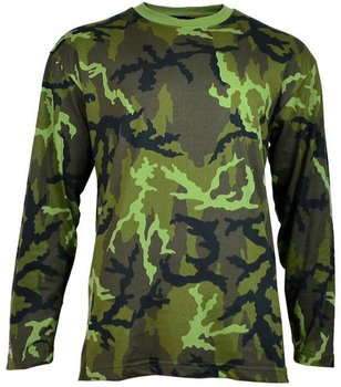 MFH Koszulka z Długim Rękawem Czeski Woodland - Czeski Woodland - XXL - MFH