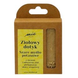 MiaBox Szare mydło potasowe OWIES 125 g - MIABOX