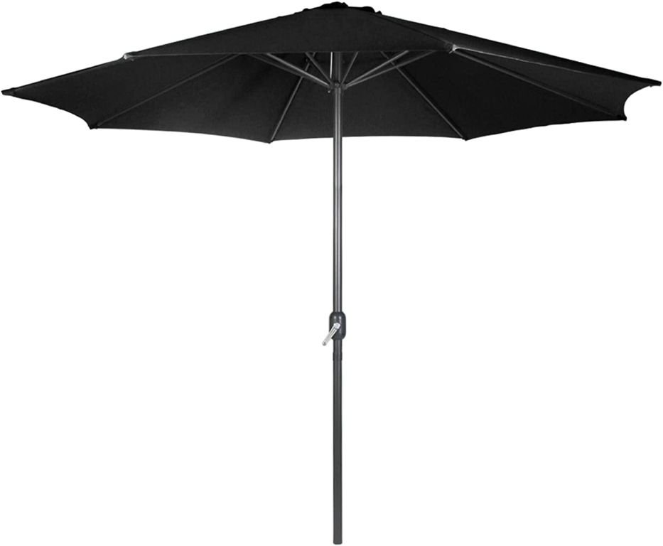 Фото - Пляжна парасоля Miadomodo Parasol Z Klamką 250 Cm, Czarny