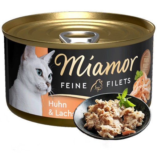 Miamor Miamor Filet Kurczak Łosoś Galaretka 100G