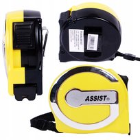 Miara METRÓWKA 2m Miarka ZWIJANA Taśma MIERNICZA Z Blokadą 14mm ASSIST