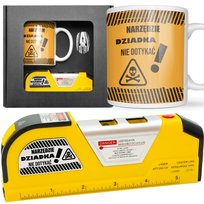 Miarka miara zwijana LASEROWA KUBEK POZIOMICA UPOMINEK prezent dla DZIADKA