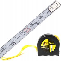 Miarka zwijana 5m 19mm taśma metrówka cm i cale